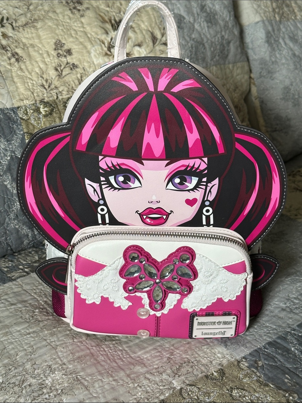 Beautiful Monster High Loungefly featuring DracuLaura, NWTs